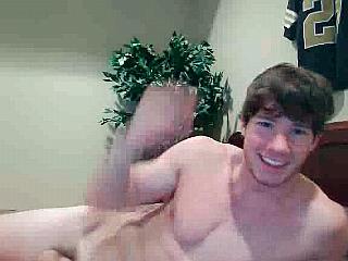 Sexy and funny guy next door exposed jerking off
